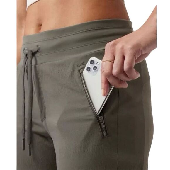 Athleta Trekkie North Jogger Mountain Olive Size 12 Large Hiking Athleisure NWT - Picture 6 of 10